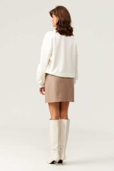 Юбка Панда 106250 бежевый - фото 3