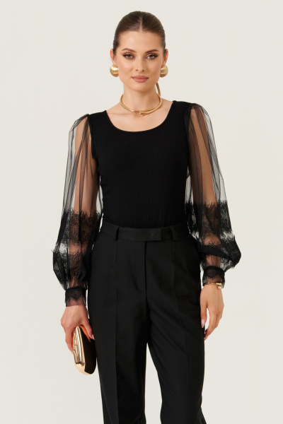 Боди Панда 108240w черный - фото 1