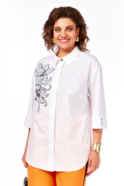Рубашка Grace for you 022 белый - фото 2