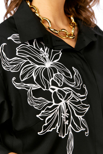 Рубашка Grace for you 022 черный - фото 3