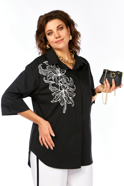 Рубашка Grace for you 022 черный - фото 4