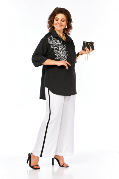 Рубашка Grace for you 022 черный - фото 9