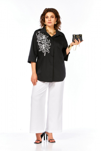 Рубашка Grace for you 022 черный - фото 8