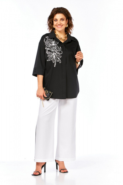 Рубашка Grace for you 022 черный - фото 7