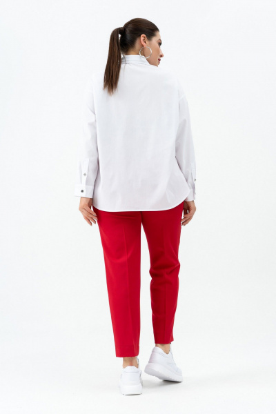 Рубашка Andina 130 белый - фото 8