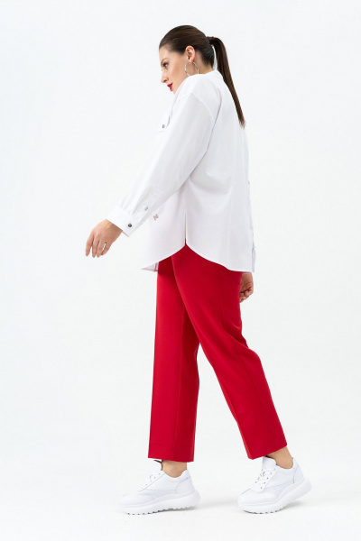 Рубашка Andina 130 белый - фото 7