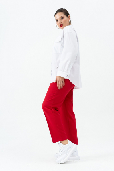 Рубашка Andina 130 белый - фото 6