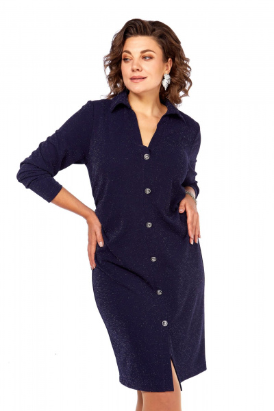 Платье Диомант 2097 синий - фото 6