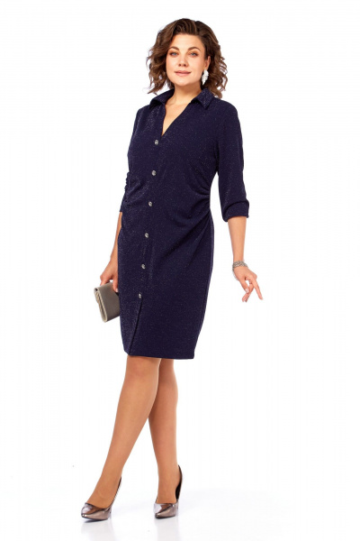 Платье Диомант 2097 синий - фото 2