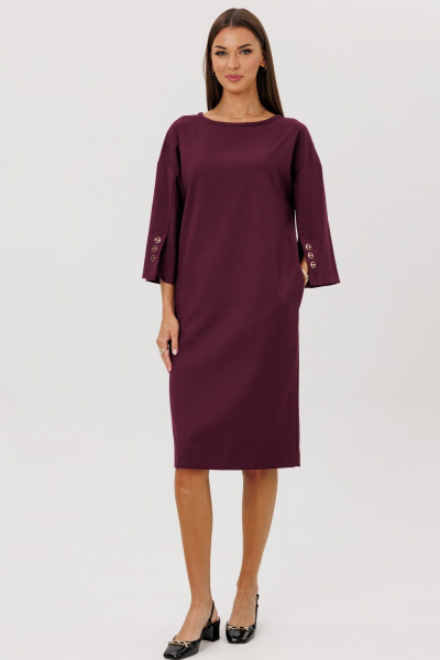 Платье Ларс Стиль 1114 марсала - фото 2