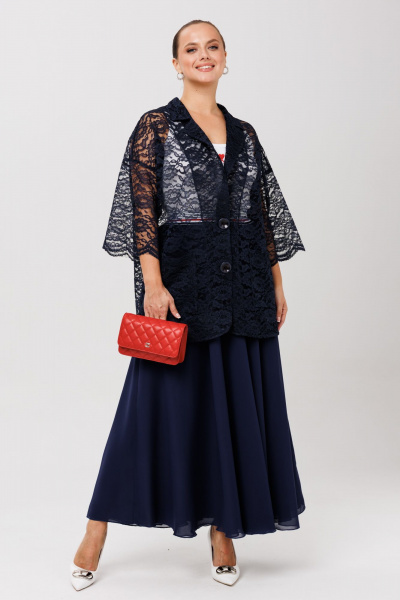 Жакет Anastasia 1006.1 темно-синий - фото 3
