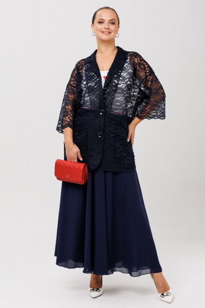 Жакет Anastasia 1006.1 темно-синий - фото 1
