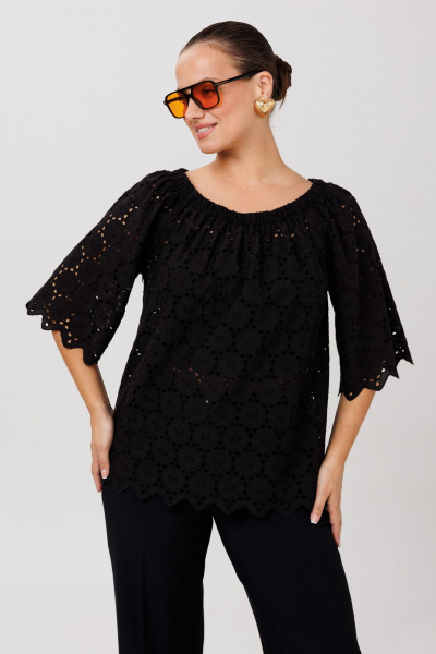 Блуза Anastasia 1131.6 черный_ - фото 9