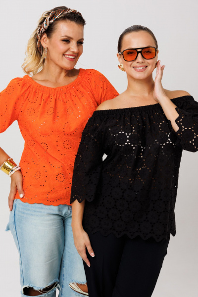 Блуза Anastasia 1131.6 черный_ - фото 7