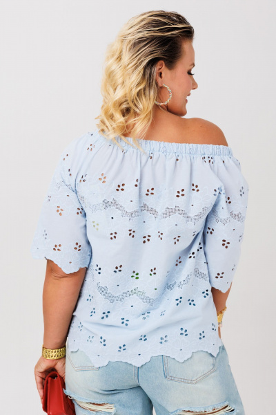 Блуза Anastasia 1131.2 голубой - фото 9