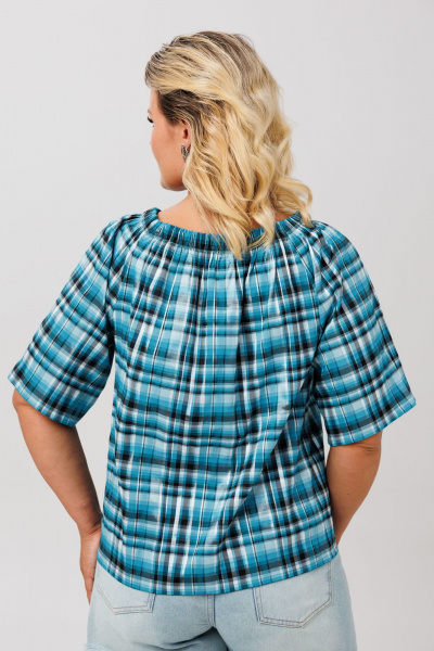 Блуза Anastasia 1255 бирюзовый - фото 9