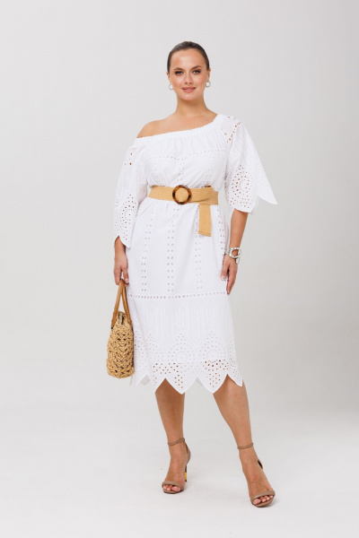 Платье Anastasia 1256.1 белый - фото 10