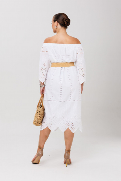 Платье Anastasia 1256.1 белый - фото 2
