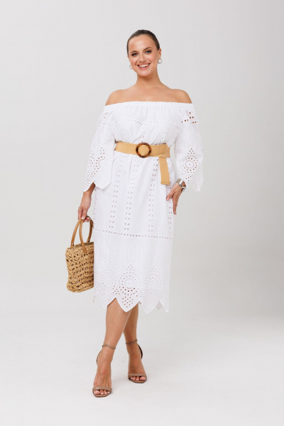 Платье Anastasia 1256.1 белый - фото 1