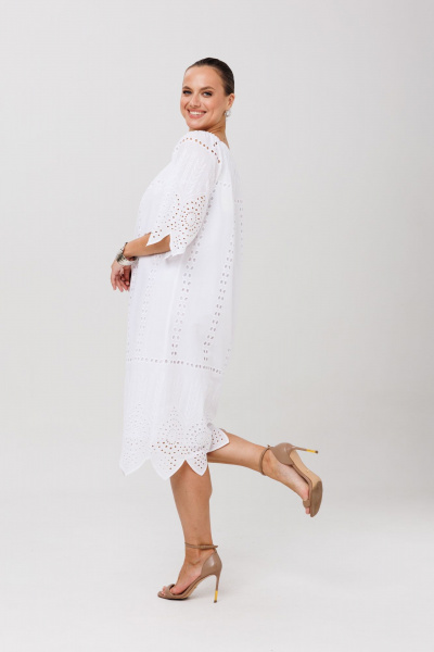 Платье Anastasia 1256 белый - фото 10