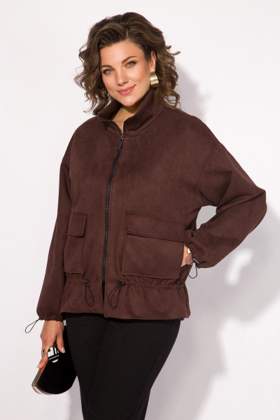 Жакет Liliana 1470 горький шоколад - фото 1
