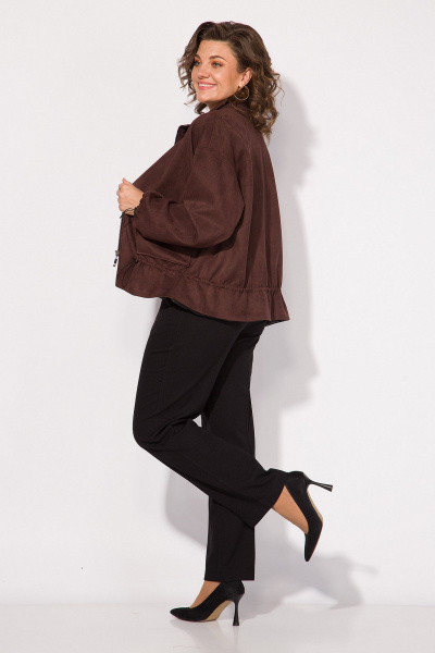 Жакет Liliana 1470 горький шоколад - фото 3
