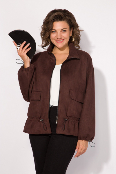 Жакет Liliana 1470 горький шоколад - фото 2