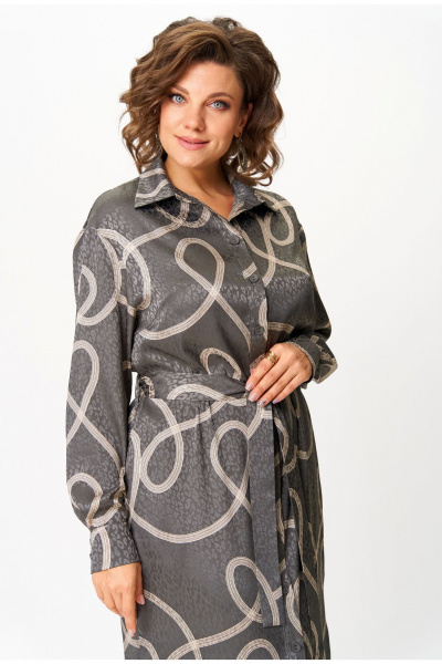 Платье VIPPRIMO 123 серый - фото 17