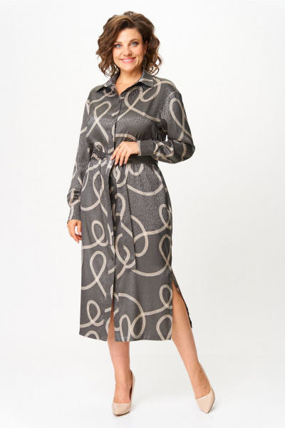 Платье VIPPRIMO 123 серый - фото 16