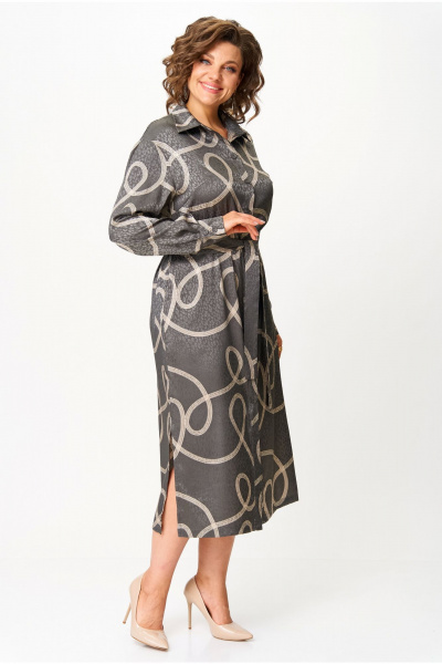 Платье VIPPRIMO 123 серый - фото 14