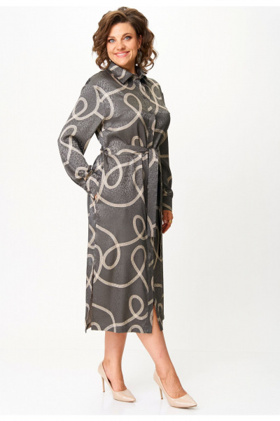 Платье VIPPRIMO 123 серый - фото 13