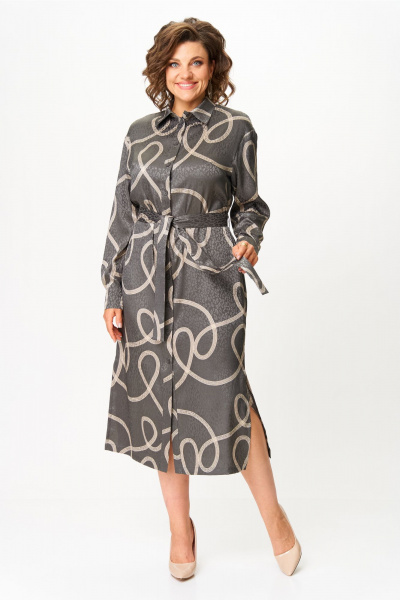 Платье VIPPRIMO 123 серый - фото 11