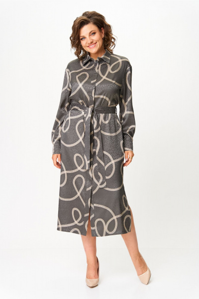 Платье VIPPRIMO 123 серый - фото 10