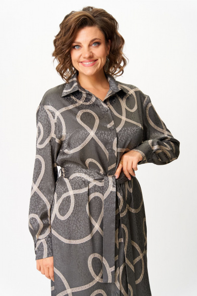 Платье VIPPRIMO 123 серый - фото 2