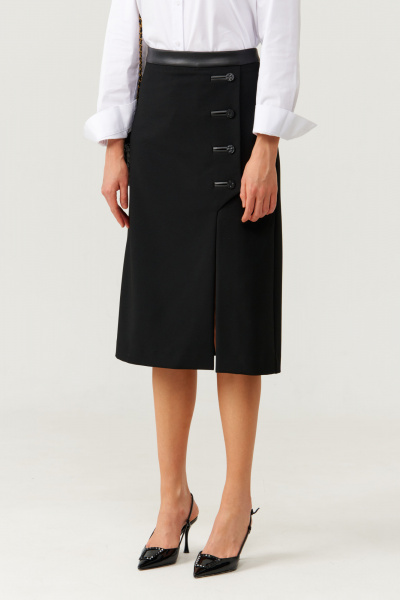 Юбка Панда 105950 черный - фото 2