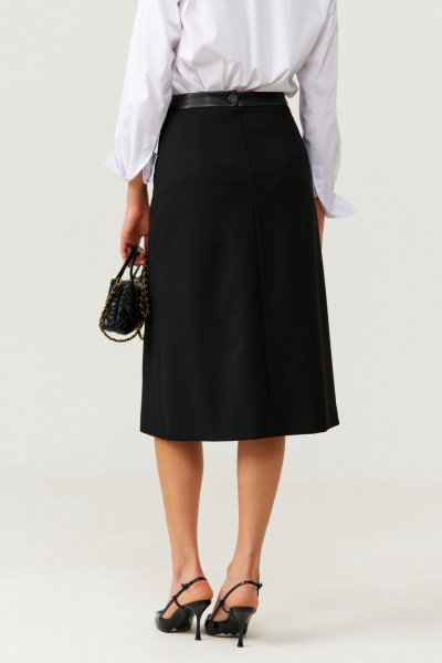 Юбка Панда 105950 черный - фото 4