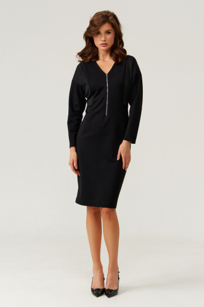 Платье Панда 106880 черный - фото 1