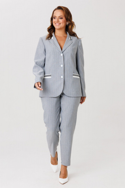 Брюки, жакет Mubliz 248 серый - фото 14