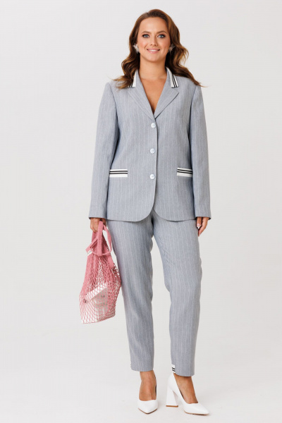 Брюки, жакет Mubliz 248 серый - фото 4