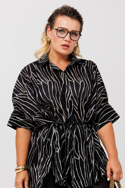 Блуза Anastasia 1260 черный - фото 16