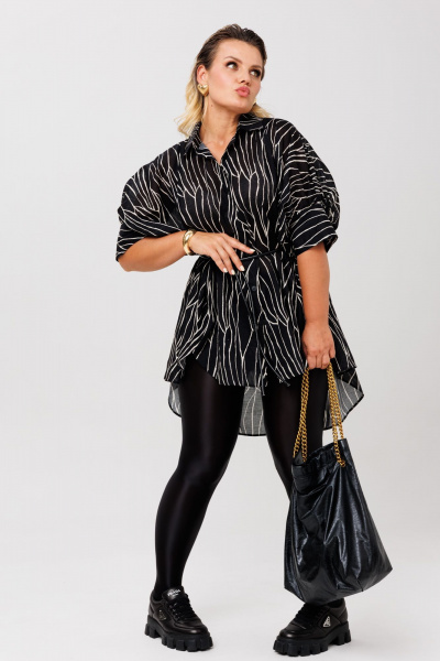 Блуза Anastasia 1260 черный - фото 15