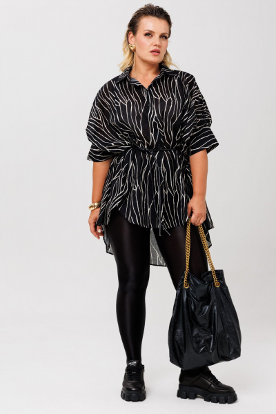 Блуза Anastasia 1260 черный - фото 14