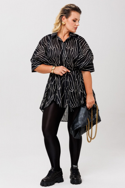 Блуза Anastasia 1260 черный - фото 13