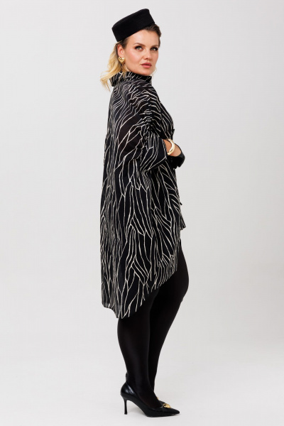 Блуза Anastasia 1260 черный - фото 7