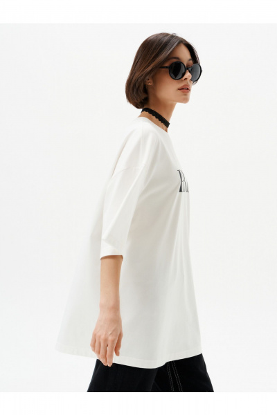 Футболка 10DENCY 23332 молочный-черный - фото 8