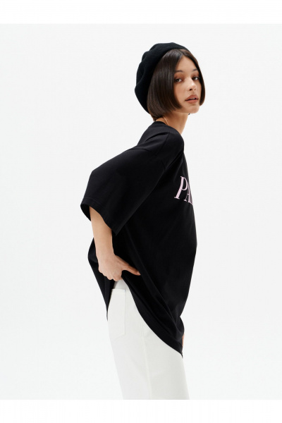 Футболка 10DENCY 23332 черный/розовый - фото 6