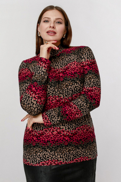 Джемпер La rouge 3898 кофе набивной - фото 9