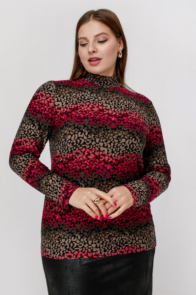 Джемпер La rouge 3898 кофе набивной - фото 8