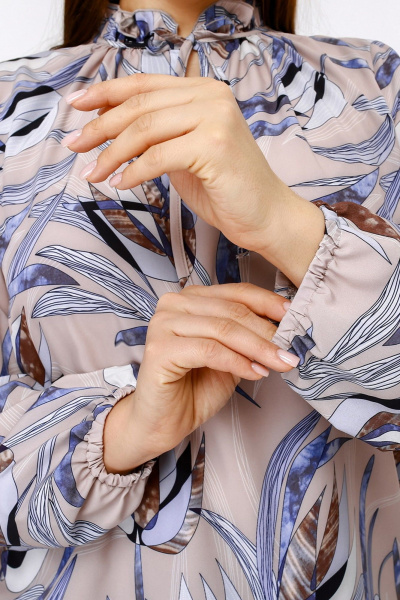 Блуза La rouge 6315 лиловый - фото 10