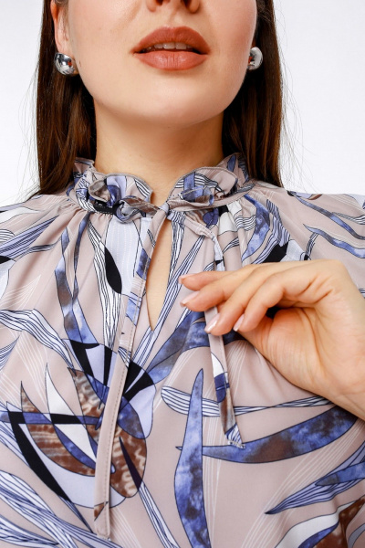 Блуза La rouge 6315 лиловый - фото 8